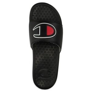 Champion • Men's Scarlet Black Slide Sandal